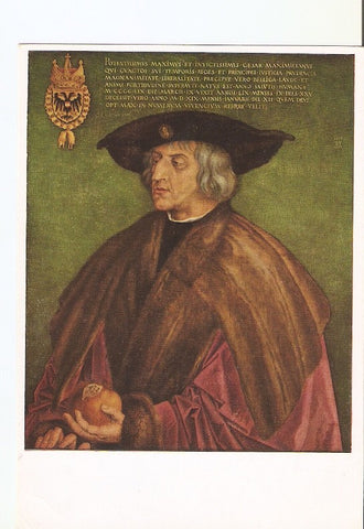 Postal 021959 : The emperator a Maximilian I, Albrecht Dürer
