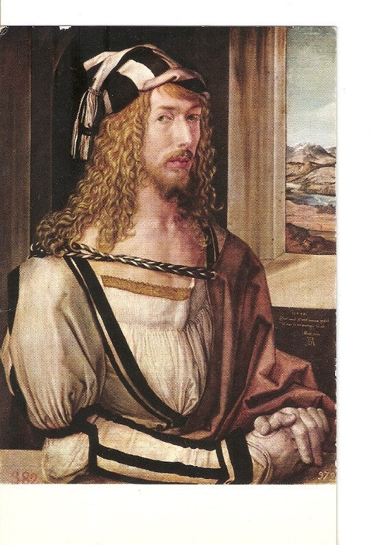 Postal 021960 : Durero, autorretrato