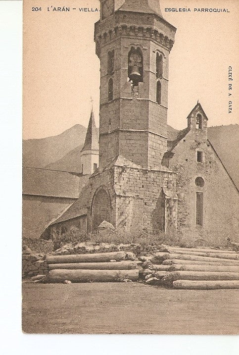 Postal 021979 : Esglesia parroquial, LAran - Viella