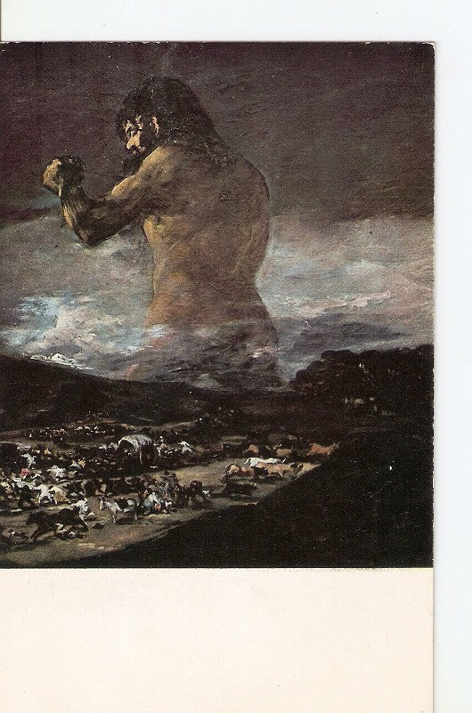 Postal 022000 : El coloso o el panico, Goya
