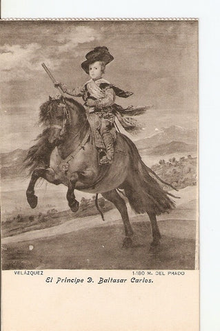 Postal 022012 : El principe D. Baltasar Carlos