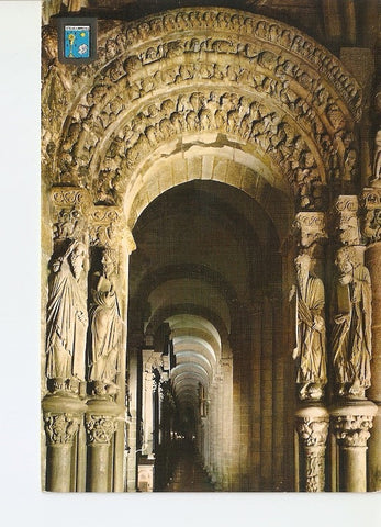 Postal 022025 : Portico de la Gloria, Santiago de Compostela (Catedral)