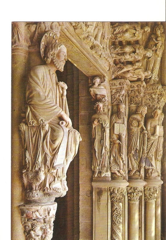 Postal 022047 : Portico de la Gloria, Santiago de Compostela (Catedral)