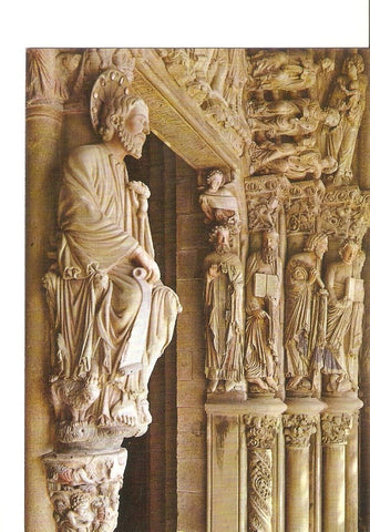 Postal 022047 : Portico de la Gloria, Santiago de Compostela (Catedral)
