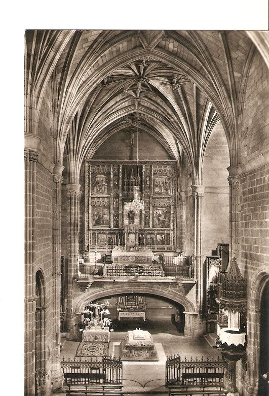 Postal 022050 : Iglesia, real monasterio de Santo Tomas - Avila