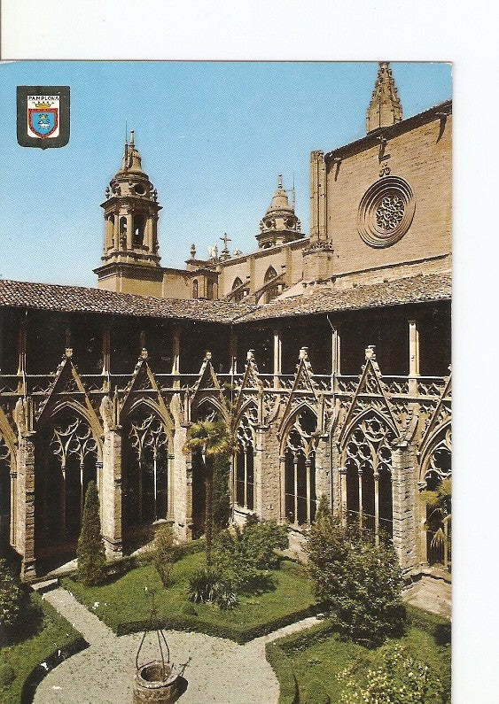 Postal 022051 : Claustros, Catedral de Pamplona