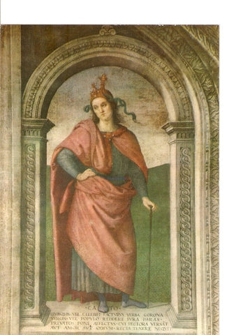 Postal 022069 : Cato - Fresco by the Perugino
