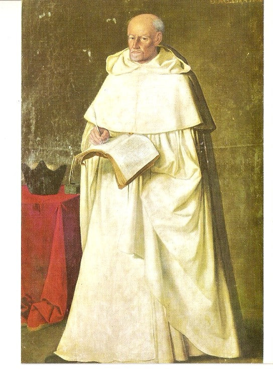 Postal 022091 : Fray hernando de Santiago, Zurbaran