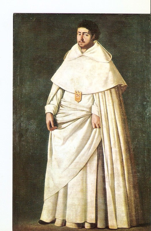 Postal 022092 : Retrato de un religioso Mercedario, Zurbaran