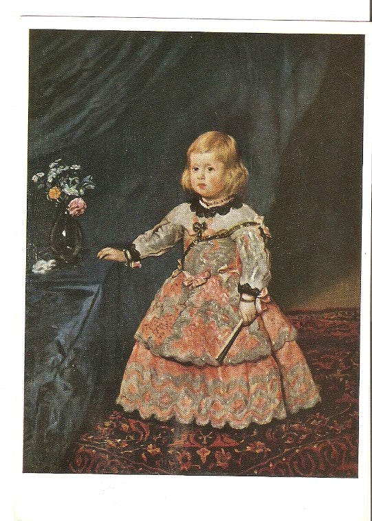 Postal 022125 : The infanta Margareta Teresa, Diego Rodriguez de Silva y Velazquez