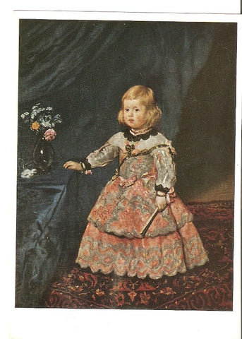 Postal 022125 : The infanta Margareta Teresa, Diego Rodriguez de Silva y Velazquez