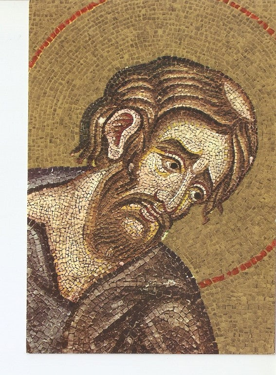 Postal 022130 : Basilica of S. Mark - Baptistery - S. Luke Evangelist (mosaic s. XII). Venezia