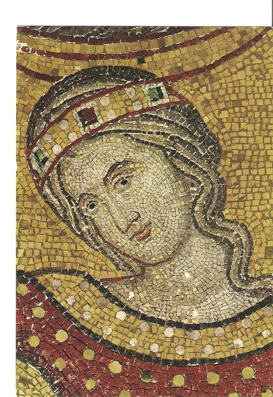 Postal 022131 : Salome dances as she brings St. Johns head (XIV cent.)