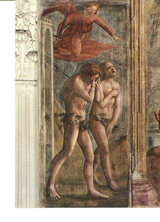 Postal 022157 : Adam and Eve driven from Paradise