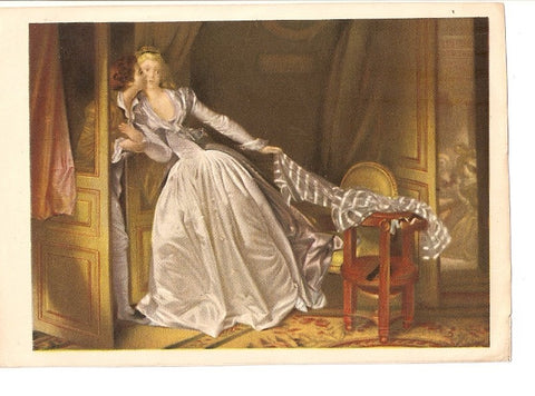 Postal 022175 : La baiser a la derobee - Jean Honore Fragonard