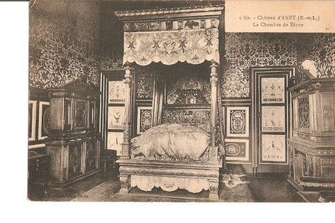 Postal 022190 : La Chambre de Diane, Château dAnet