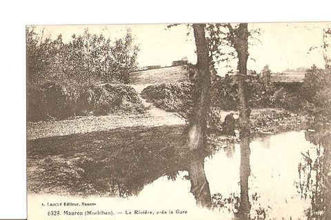 Postal 022197 : La Riviere, pres la Gare