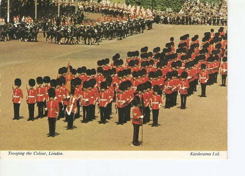 Postal 022213 : Trooping the Colour, London