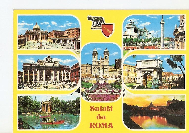 Postal 022245 : Saluti da Roma