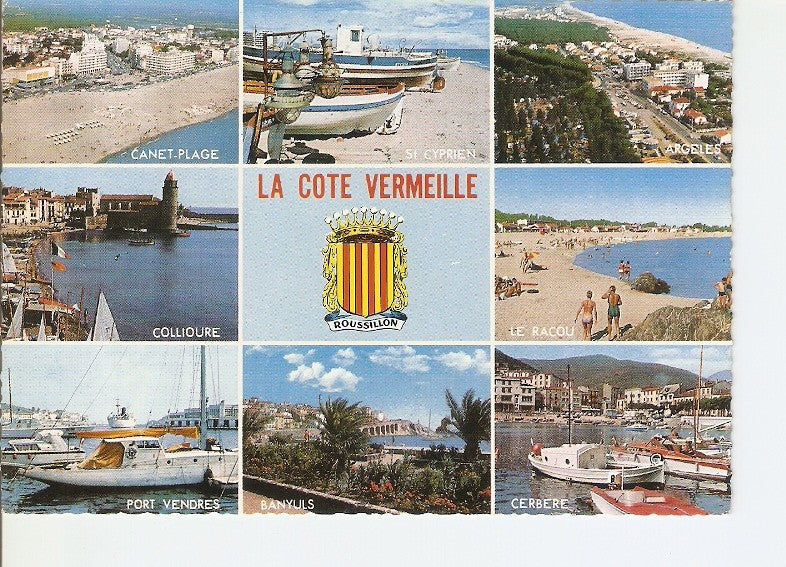 Postal 022270 : Souvenir de La Côte Vermeille