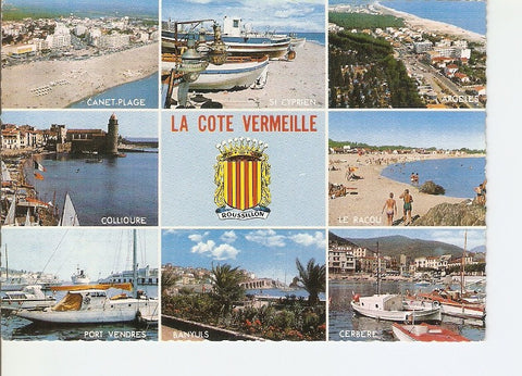 Postal 022270 : Souvenir de La Côte Vermeille