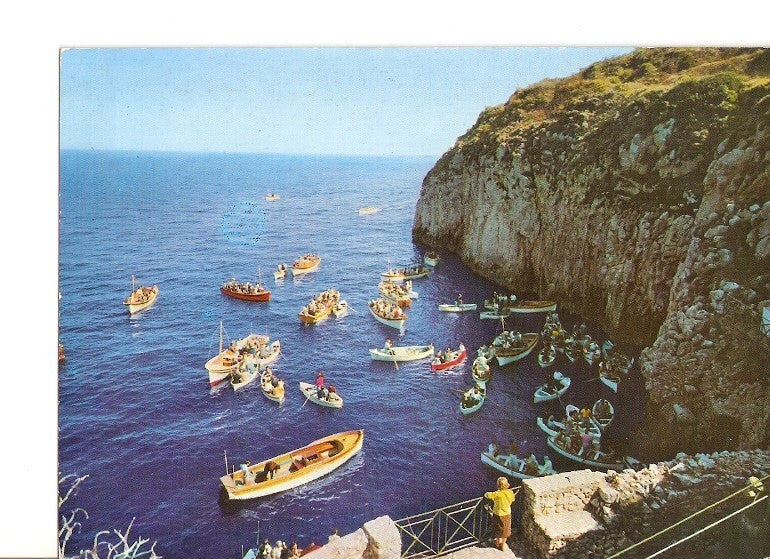 Postal 022287 : Entrance to the Blue Grotto