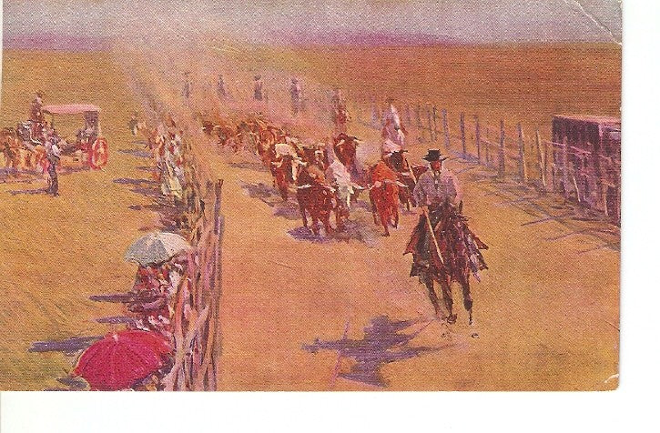 Postal 022328 : El encierro, M.Bertuchi