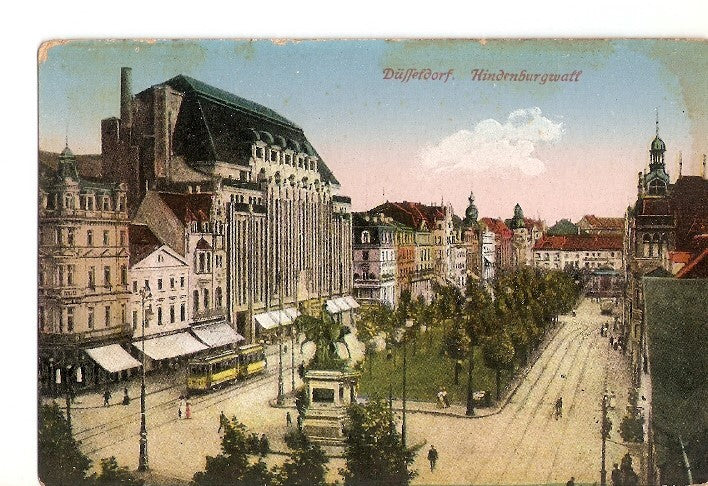Postal 022342 : Düsserdorf. Hindenburgwall