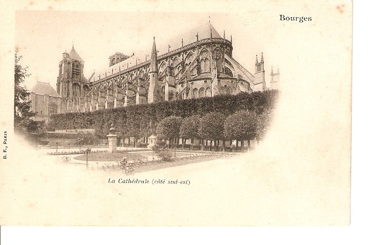 Postal 022343 : Pintura. La Cathedrale Bourges