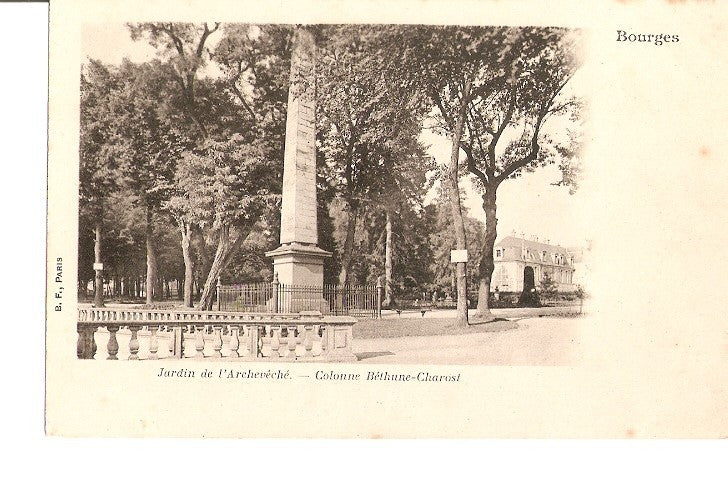 Postal 022344 : Pintura. Jardin de lArchevêcge - Colonne 