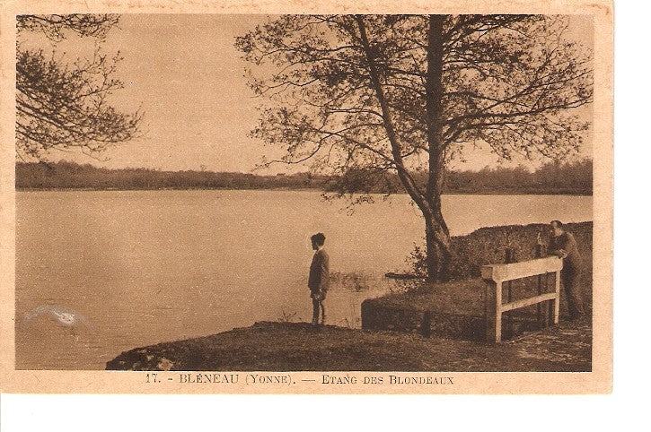Postal 022352 : Bleneau (Yonne). - Etäng des blondeaux. Charles Michel