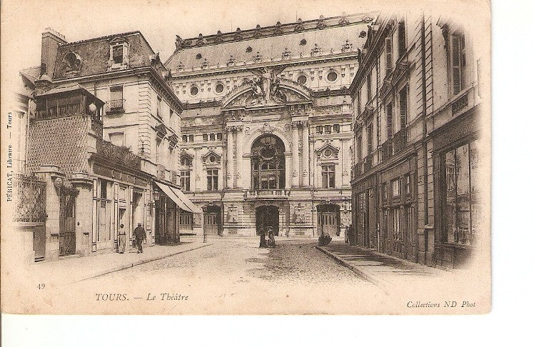 Postal 022361 : Tours - Le Theâtre