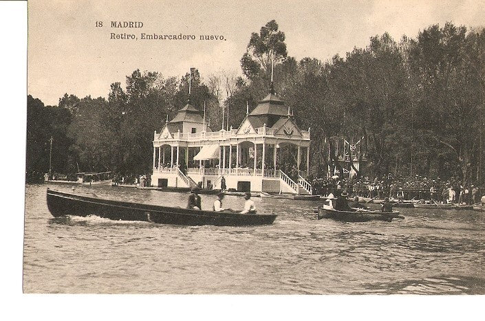 Postal 022371 : Retiro, Embarcadero nuevo, Madrid