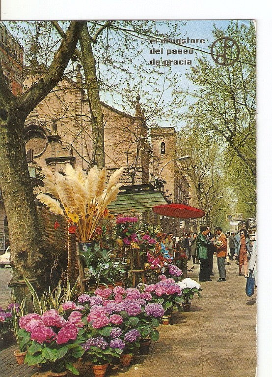 Postal 022409 : Rambla de las Flores, Barcelona