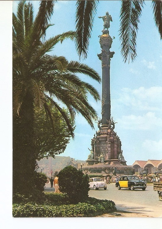 Postal 022416 : Monumento a Colon, Barcelona