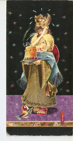Postal 022425 : Dibujo niño