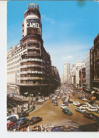 Postal 022437 : Plaza Callao y Avenida Jose Antonio - Madrid