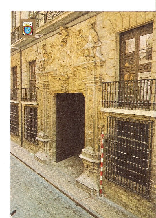 Postal 022444 : Fachada Terecianas - Pamplona