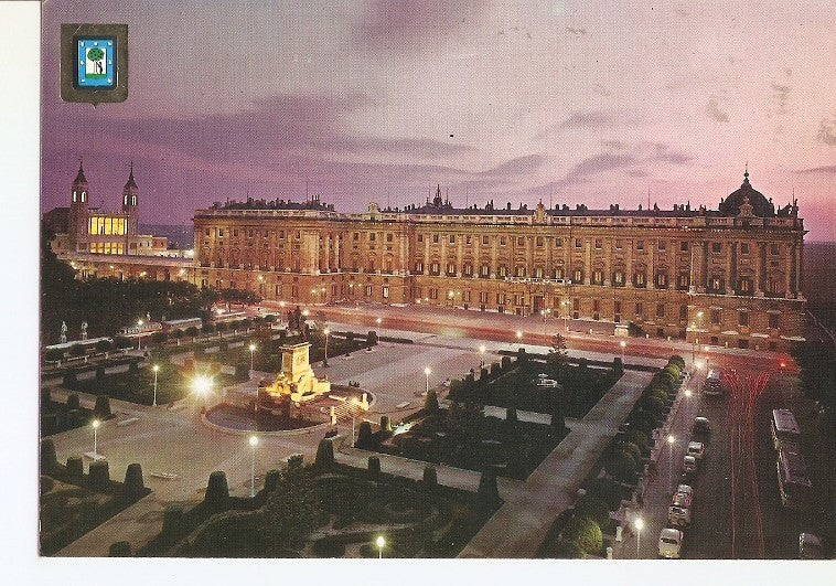 Postal 022465 : Plaza de Oriente y Palacio real - Madrid