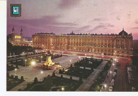 Postal 022465 : Plaza de Oriente y Palacio real - Madrid
