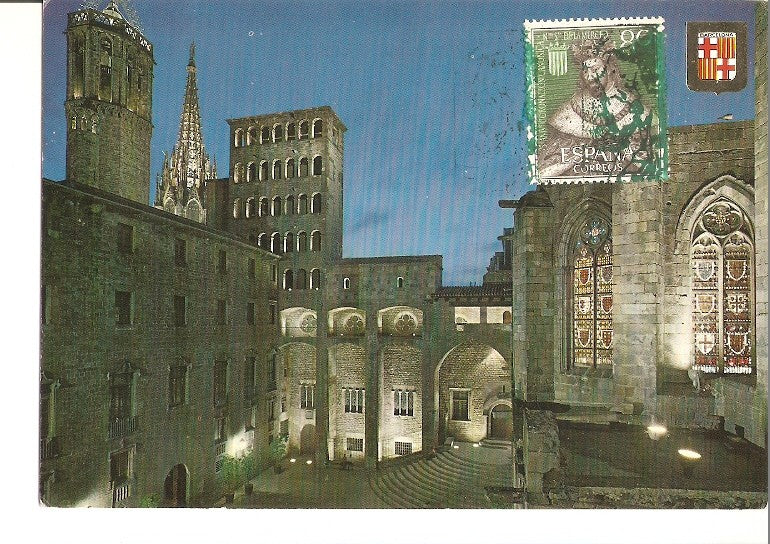Postal 022480 : Plaza del Rey, Barrio Gotico - Barcelona