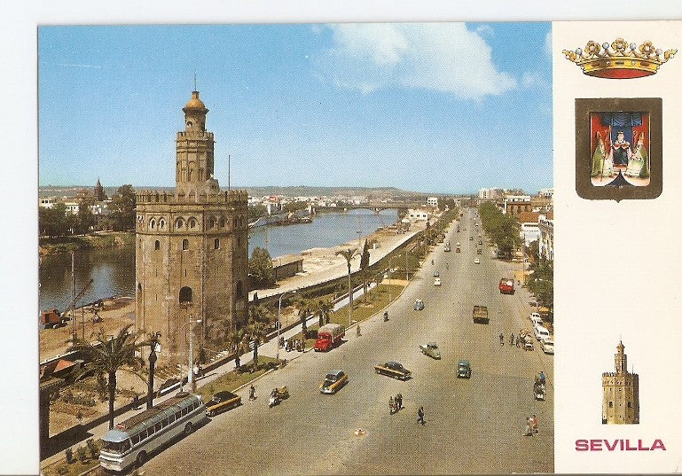 Postal 022481 : Torre del Oro y Guadalquivir - Sevilla