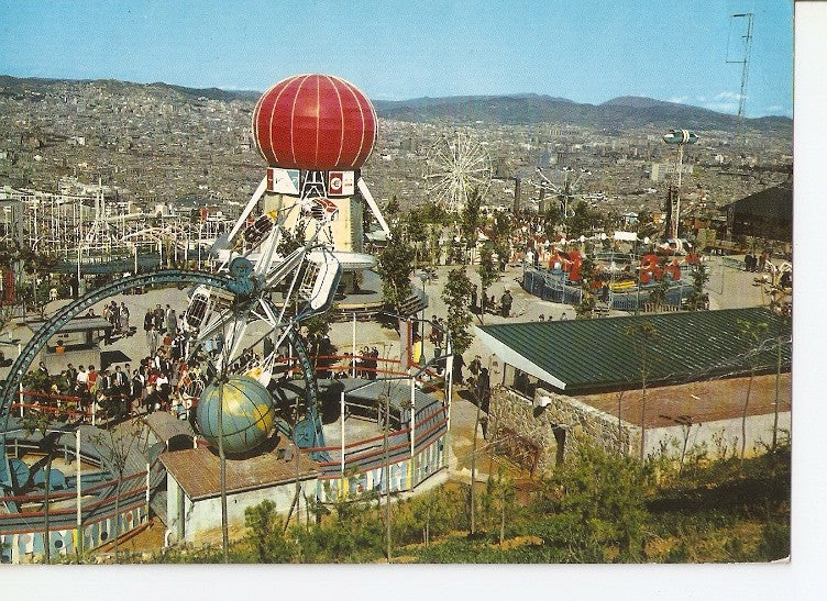 Postal 022487 : Parque de Atracciones de Montjuic - Barcelona