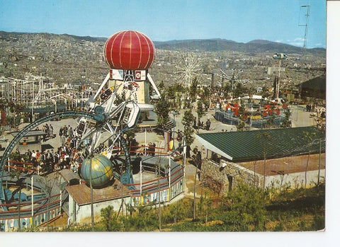 Postal 022487 : Parque de Atracciones de Montjuic - Barcelona