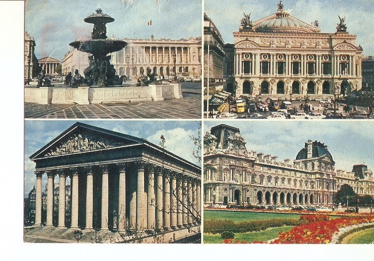 Postal 022492 : La Place de la Concorde Paris