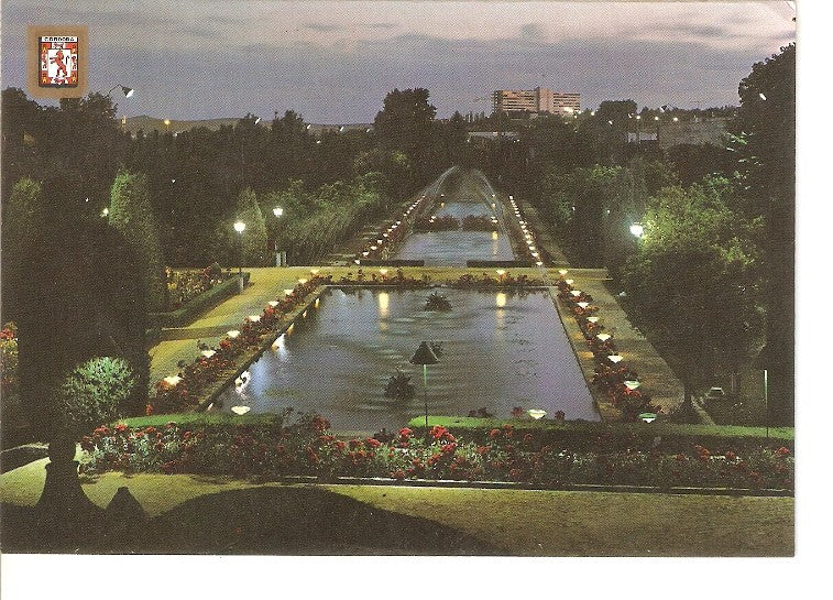 Postal 022494 : Piscinas y Jardines. Alzazar de los reyes Cristianos - Cordoba