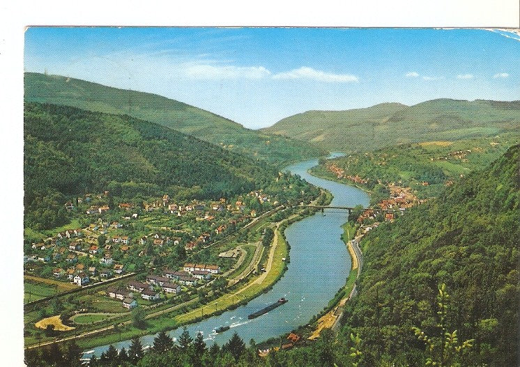 Postal 022500 : Das neckartal bei heidelberg - Alemania