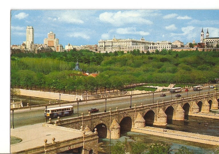 Postal 022503 : Puente de Segovia y rio Manzanares - Madrid