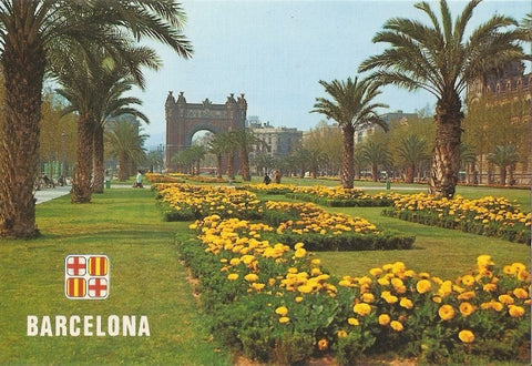 Postal 022529 : Salon de Victor Pradera y Arco de Triunfo, Barcelona