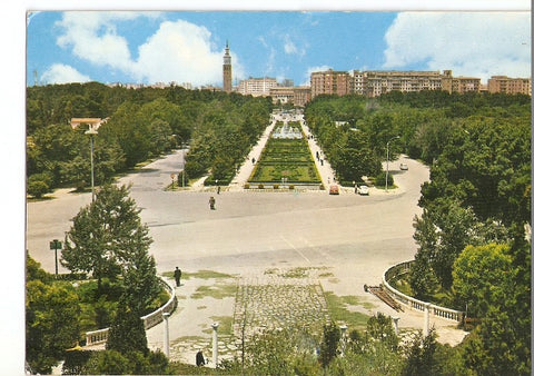 Postal 022545 : Parque General Primo de Rivera - Zaragoza